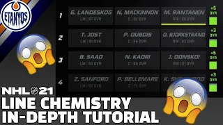 NHL 21 LINE CHEMISTRY TUTORIAL (In-Depth Explanation & Examples)