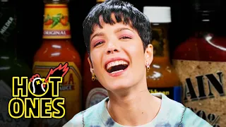 Halsey Experiences the Jersey Devil While Eating Spicy Wings | Hot Ones