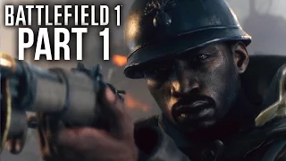 BATTLEFIELD 1 Gameplay Walkthrough Part 1 - INTRO (Single Player Campaign) #BF1