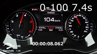 BMW G20 320d vs AUDI A4 B9 2.0 TDi - 0-100 ACCELERATION TEST 190hp vs 190hp