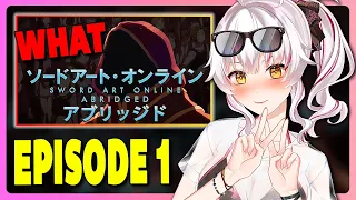 Vtuber reacts to canon SAO: Abridged Series EP 01