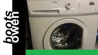 Zanussi washing machine bearings replacement, full process and test.