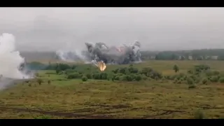 ТОС "Солнцепек" лупасят по украинским позициям практически в упор.