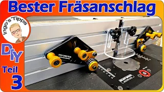 Multifunktionaler Fräsanschlag selber bauen Absaugung am Frästisch der Dewalt DWE 7492 | IngosTipps