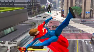 Supergirl vs Spider-Woman - GTA 5 Supergirl mod - CocoBibu