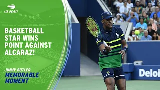 Jimmy Butler Wins Point Against Carlos Alcaraz! | 2023 US Open