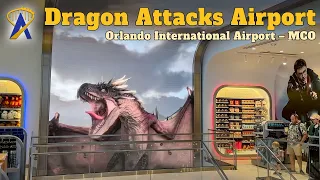 Dragon from Harry Potter Attacks Gift Shop in Orlando Airport – MCO
