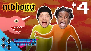 THE FINAL SHOWDOWN: BARON CORBIN vs. TYLER BREEZE & AUSTIN CREED in NIDHOGG! - Gamer Gauntlet