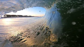 Lever du Soleil Magique Janvier 2022 Lacanau POV SURF