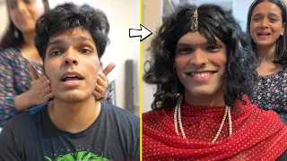 i turned him into a GIRL 😂 ft. Mythila