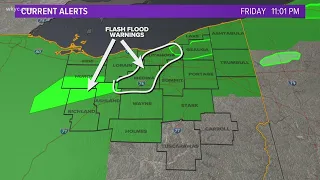 Flash Flood Warning in effect for several Northeast Ohio counties