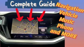 VW Touareg Tutorial - 15 inch Discover Pro Media Screen -- Feature Walkthrough / Owners Guide