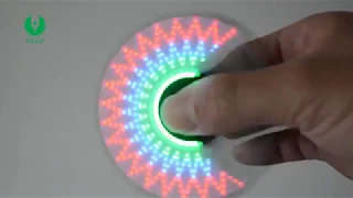 LED Message Flashing Hand Spinner, Led Message Fidget Spinner