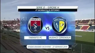 Serie D | Taranto vs Audace Cerignola Highlights