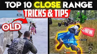 10 CLOSE RANGE TIPS & TRICKS TO BECOME PRO IN BGMI | PUBG MOBILE TIPS AND TRICKS