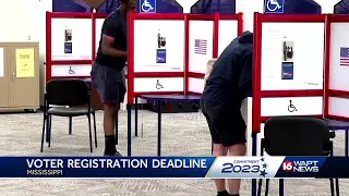 Voter registration deadline Monday