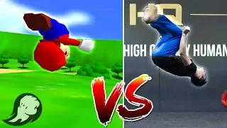 All Super Mario 64 Moves In Real Life | HITBOX