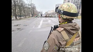 Спецпризначенці Нацполіції проводять зачистку міста Буча