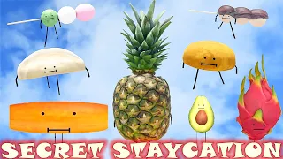 SECRET STAYCATION *How to get ALL 8 NEW Food Skins and Badges* Roblox