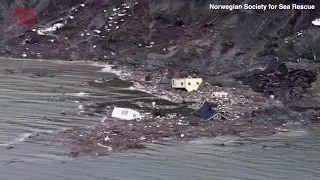 Eight Homes in Norway Swept Into Sea by Massive Landslide