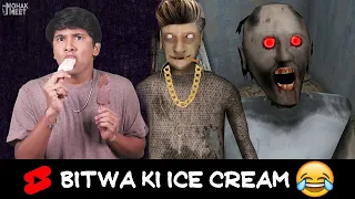 Bitwa Ki Ice Creams 😂 HORROR GAME GRANNY 2 : GRANNY COMEDY || MOHAK MEET #Shorts