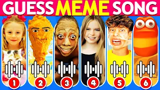 GUESS MEME & WHO'S SINGING 🎤🎵🔥| Lay Lay, King Ferran, Salish Matter, Skibidi Toilet, MrBeast, Pomni