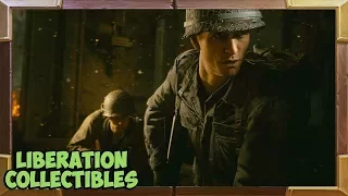 Call of Duty WW2 All Collectibles Liberation Mission (Mementos / Heroic Actions)