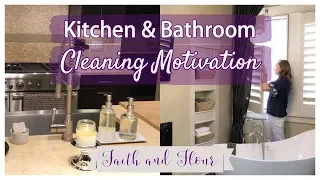 Bathroom & Kitchen Cleaning Motivation | Speed Cleaning | Clean With Me 2019