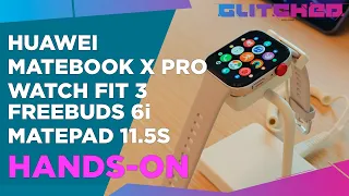 Huawei MateBook X Pro 2024 + Watch Fit 3 + MatePad 11.5S Hands-On