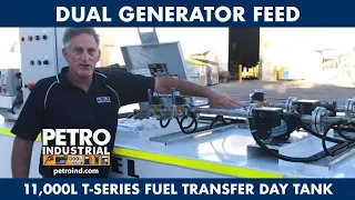 Dual Generator Feed 11,000L T-Series Self Bunded Fuel Tank | PETRO Walkaround