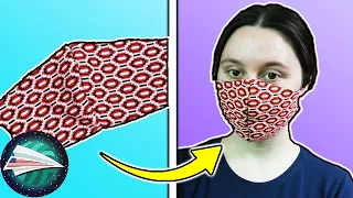 DIY Mask NO Sewing Machine | Easiest Face Mask Ever | 5 Minute Face Mask | No Elastic Band