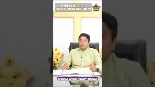 PRAYER WITH SPIRIT AND WISDOM || #shorts || Apostle Ankur Yoseph Narula