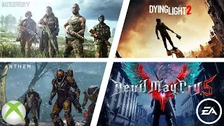 E3 2018. Microsoft - Dying Light 2. Cyberpunk 2077. EA -  Battlefield V. Anthem.  Часть 1