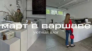 Март в Варшаве. Показываю свои будни, работу и дом