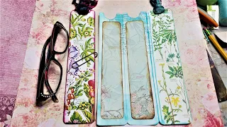 Junk Journal How to Make a Useful Bookmark! Step by Step Tutorial for Beginners! The Paper Outpost!