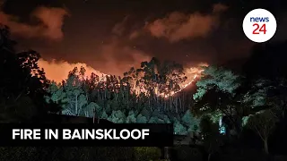 WATCH | Firefighters battle to control Bainskloof Pass fire