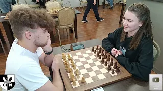 Sprat (2005) vs WFM Fatality (1913). Chess Fight Night. CFN. Blitz