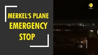 Angela Merkel's plane makes emergency stop