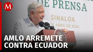 AMLO sobre Ecuador: Ni el temible Pinochet se atrevió; envían carta a la ONU