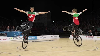 Lukas Burri / Fabienne Hammerschmidt Vorrunde - WM 2017 in Dornbirn | Kunstrad