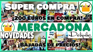 🛒SUPER MEGA COMPRA MERCADONA | Novedades Mercadona / DELIPLUS💄 +  200 euros en COMPRA MERCADONA💵