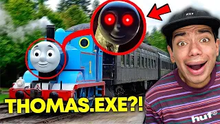 If You See THOMAS THE TRAIN.EXE At These Abandoned Railroad Tracks, RUN AWAY FAST!! (SCARY)