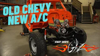 Installing A/C on an Old Chevy Truck & Turbo/Supercharger Tips - Stacey David's Gearz S10 E9