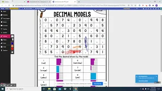 Decimal Activities Directions