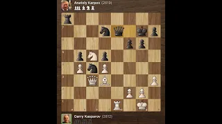 Garry Kasparov vs Anatoly Karpov • Blitz Match, Spain, 2009