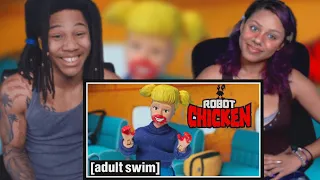 Try Not To Laugh: Robot Chicken Dark Humor | Reaction!