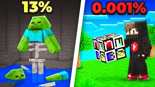 Rarest Things to Get in Minecraft 💎 | 0.001% Chance
