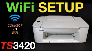 Canon Pixma TS3420 WiFi SetUp, Connect To WiFi Network of your Home or Office.