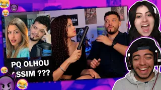 Namorada reage a pessoas bonitas e gostiosas (Especial 1 milhão de inscritos) (Belmiro TV) REACT