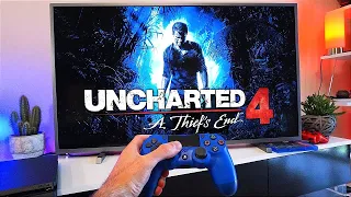 Uncharted 4: A Thief's End- PS4 POV Gameplay, Unboxing, Test |Part 1|